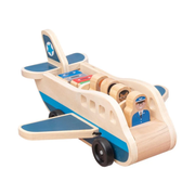 Toddler Wooden Airplane Toy – Educational Pretend Play Aircraft for Kids