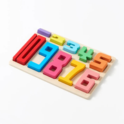 Toddler Wooden Number Balance Puzzle – Educational Counting and Math Learning Toy