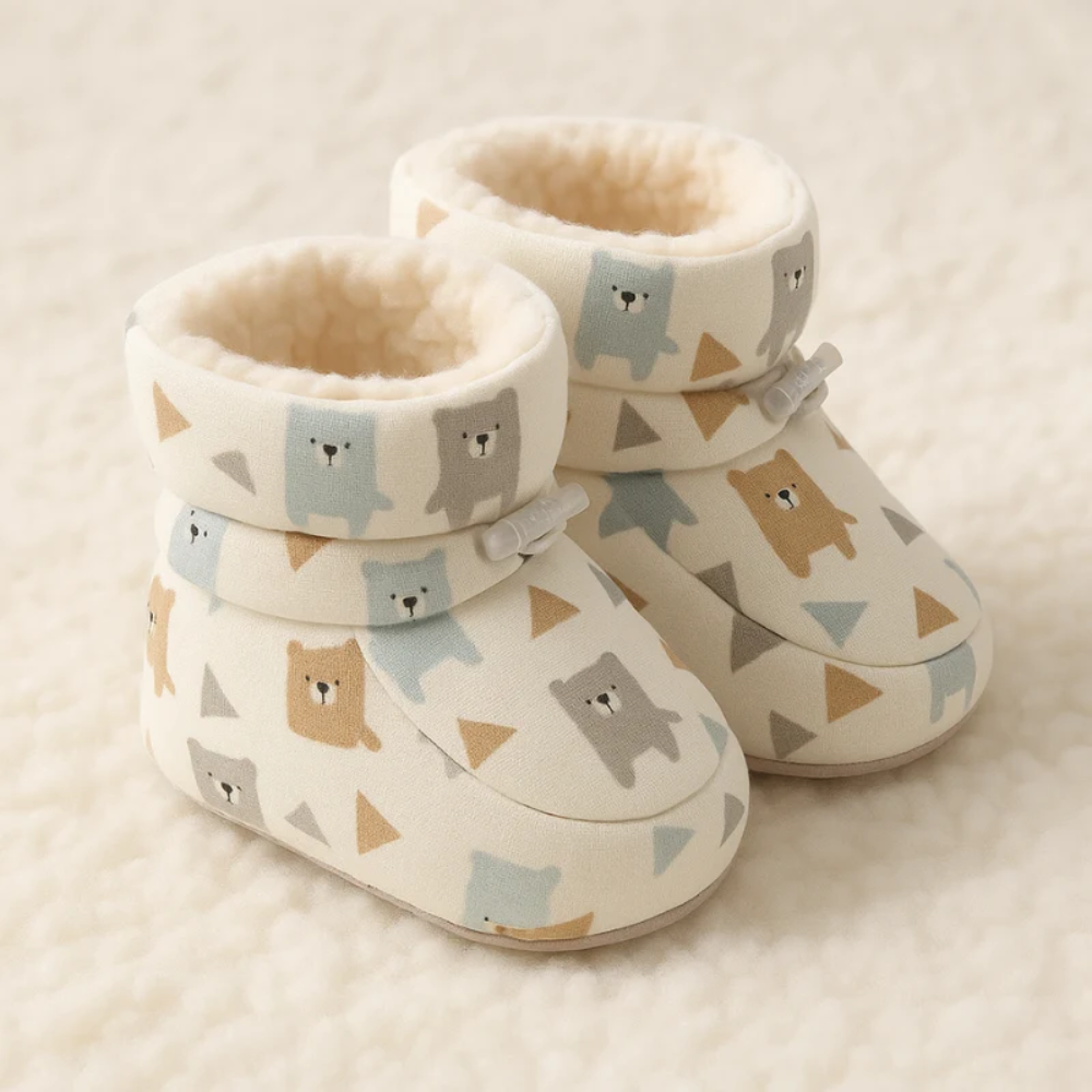 TootsieTreads Anti-Slip Baby Shoes – Warm Soft Booties for Babies and Toddlers