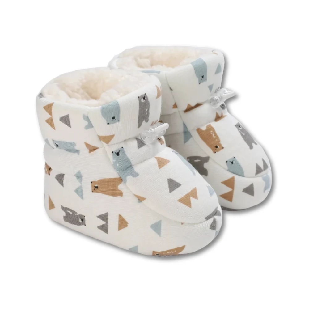 TootsieTreads Anti-Slip Baby Shoes – Warm Soft Booties for Babies and Toddlers
