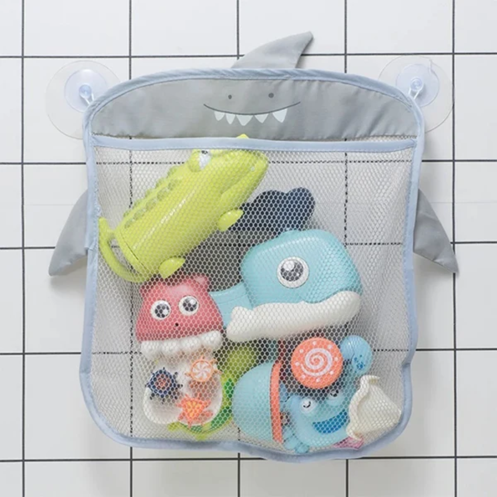 ToyBuddy Bath Toy Organizer – Hanging Mesh Storage Bag for Kids' Bathroom Toys