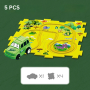TrackMaster Kids Car Race Track – Customizable Racing Track Building Toy