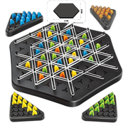 Triangle Strategy Board Game – Educational Logic & Thinking Game for Kids and Families
