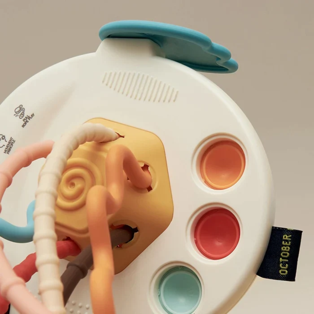 UFO Sensory Toy for Toddlers – Interactive Pull String Learning Toy