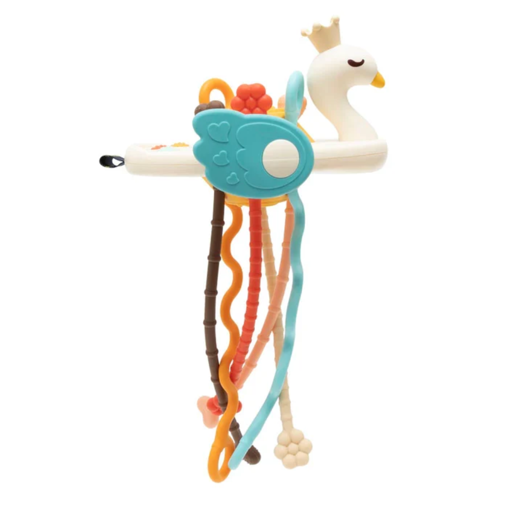 UFO Sensory Toy for Toddlers – Interactive Pull String Learning Toy