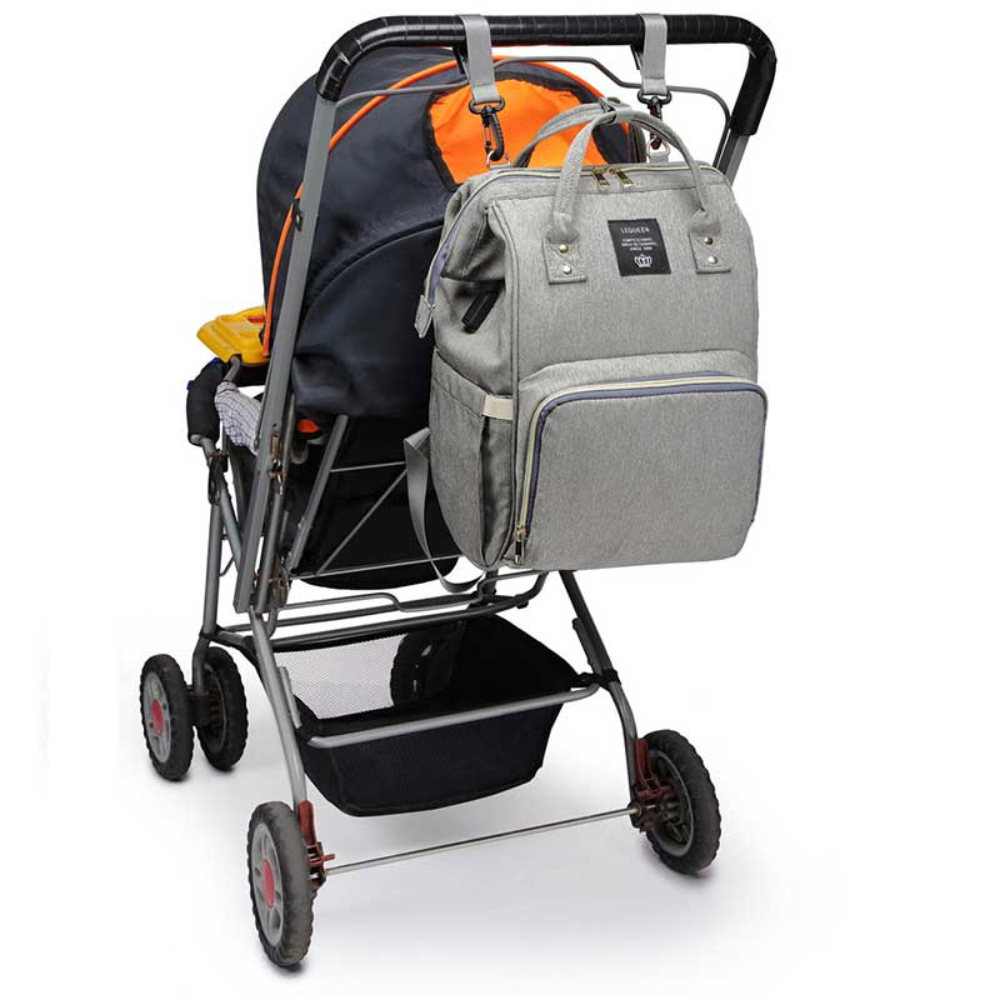 Diaper Bag Backpack USB Port | Multi Compartment Travel Bag