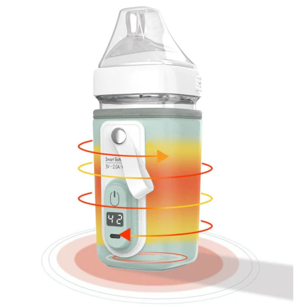 Portable Baby Bottle Warmer USB Rechargeable | Travel Friendly