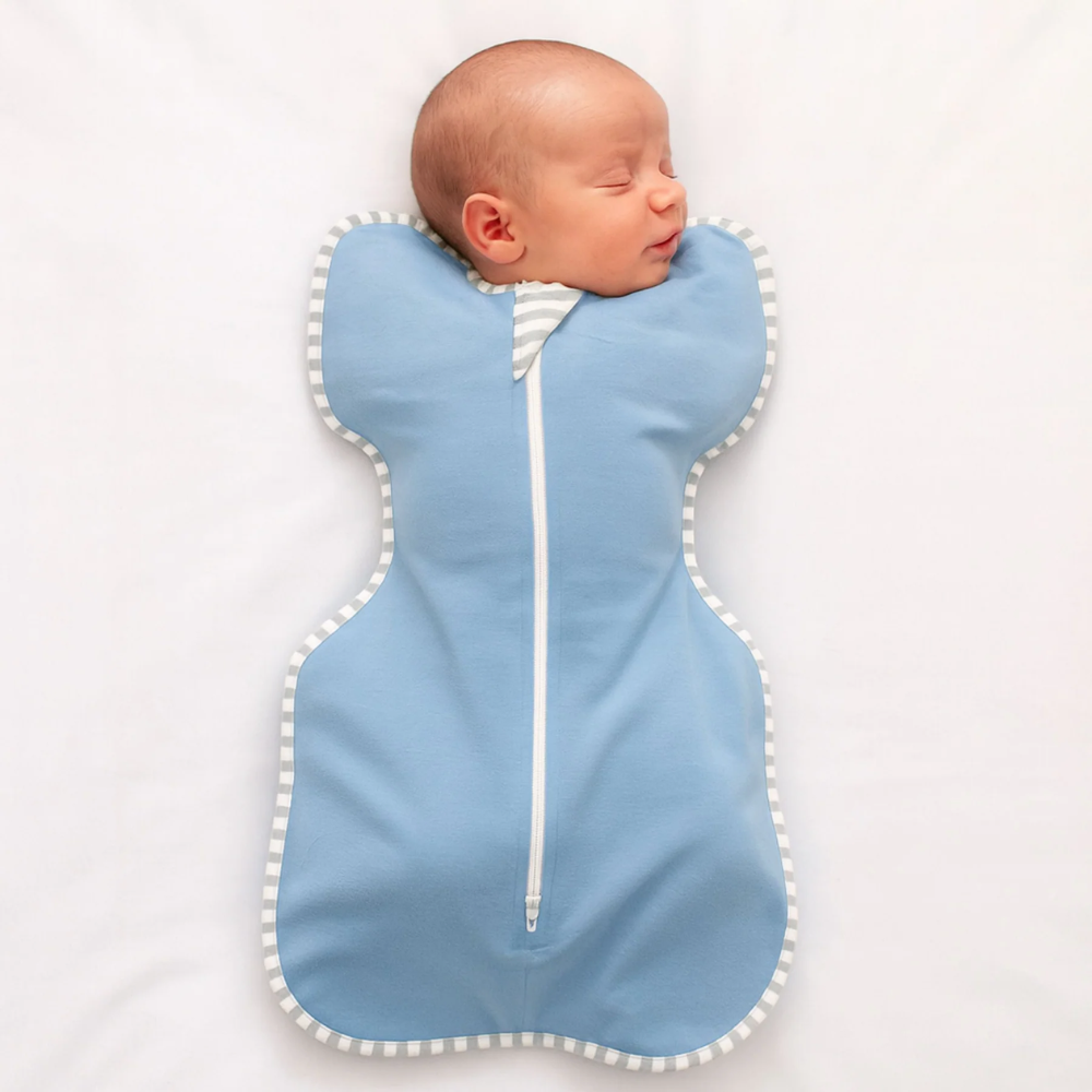 Baby Arms Up Swaddle Sleeping Bag – Soft Cotton Zip-Up Wrap