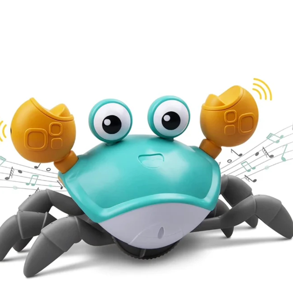 Walking Crab – Interactive Crawling Toy with Lights, Sounds & Obstacle Avoidance