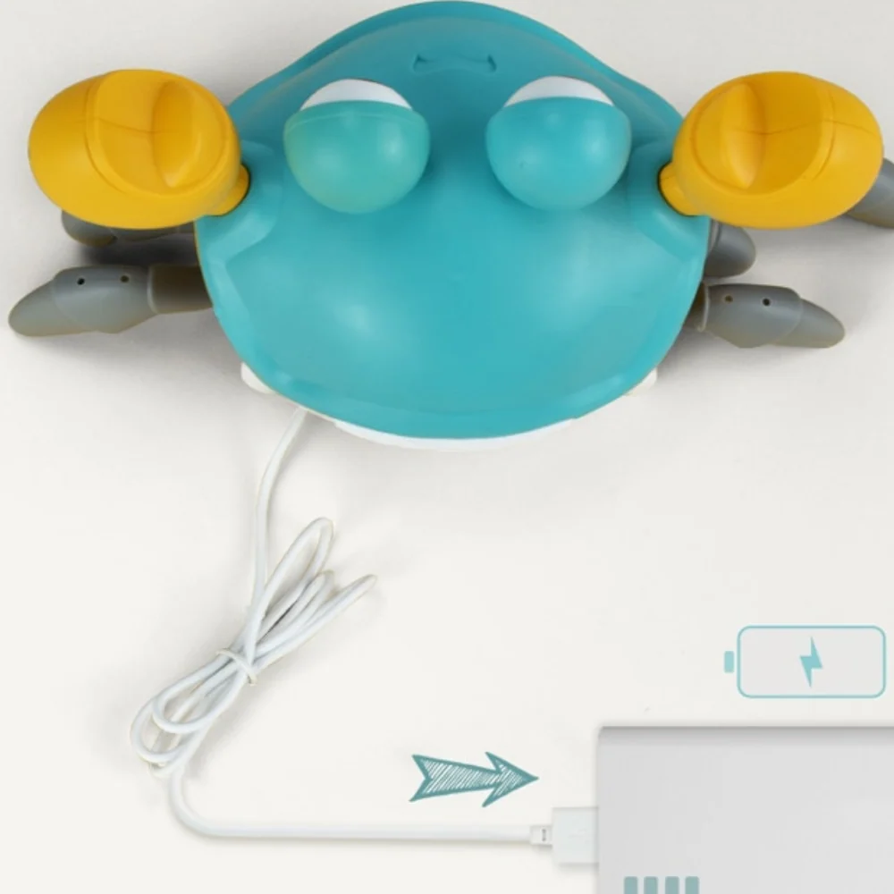 Walking Crab – Interactive Crawling Toy with Lights, Sounds & Obstacle Avoidance