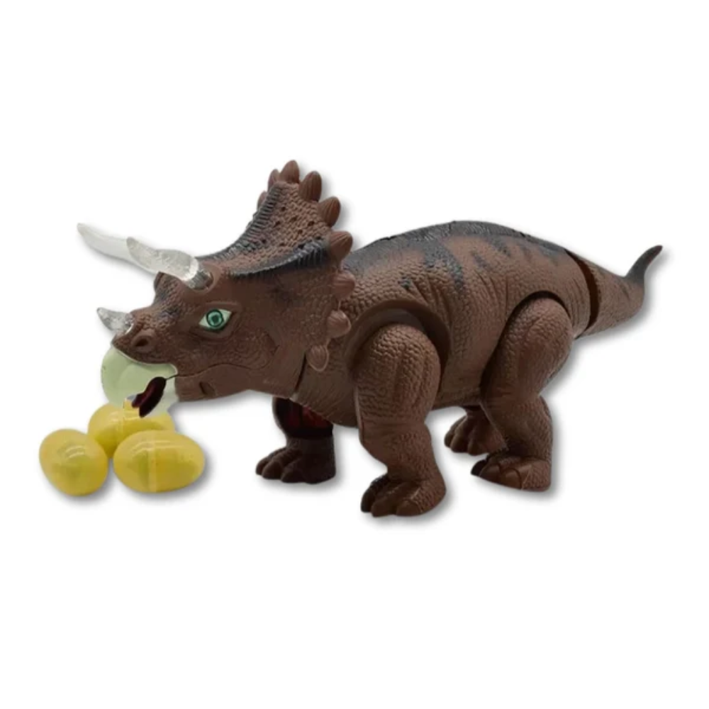 Walking Dinosaur Toy – Egg Laying Dinosaur with Lights and Sounds