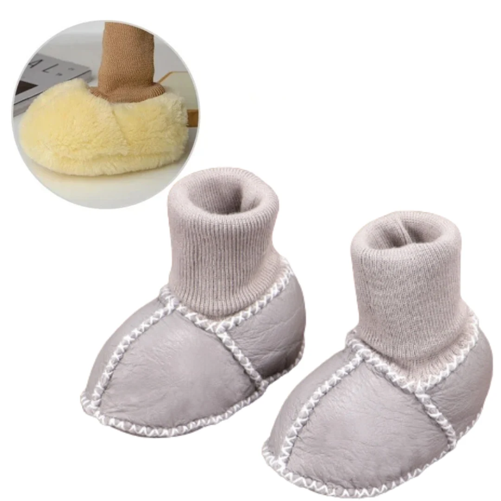 Warm Baby Booties – Soft Lined Winter Shoes with Anti-Slip Soles