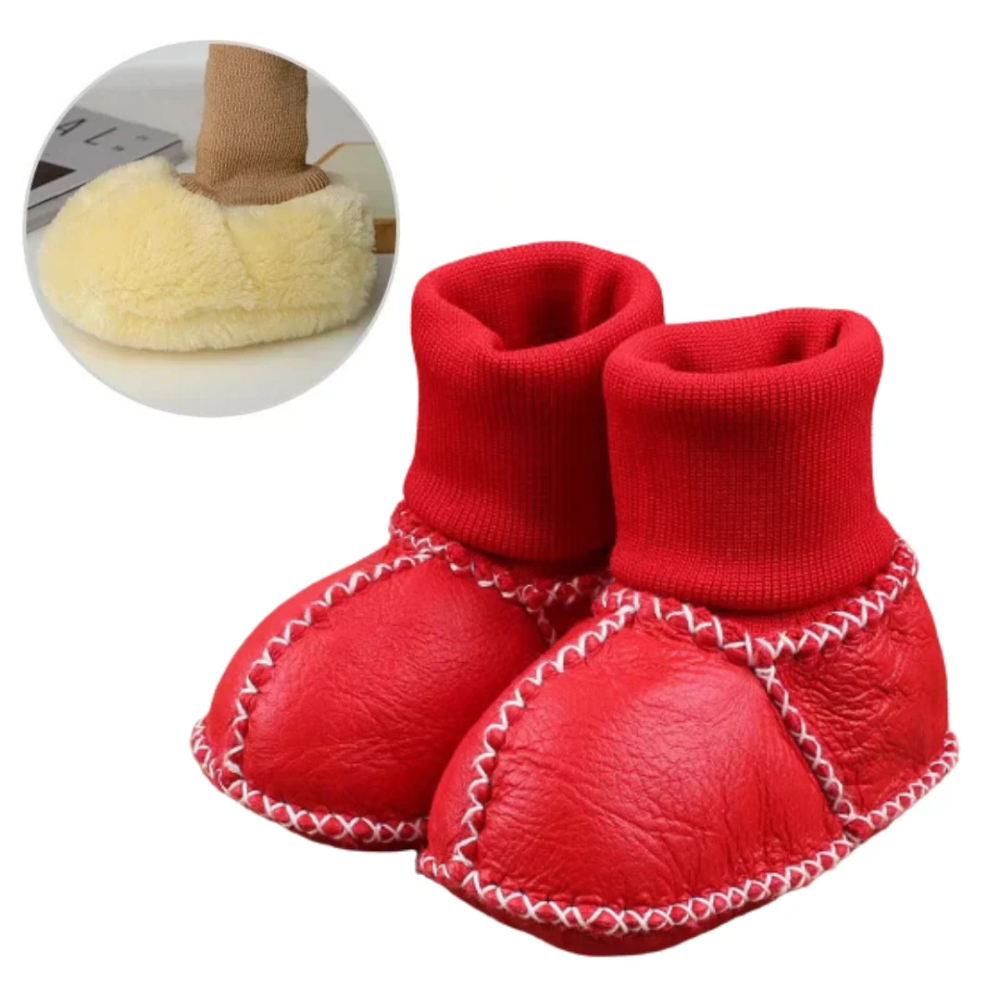 Warm Baby Booties – Soft Lined Winter Shoes with Anti-Slip Soles