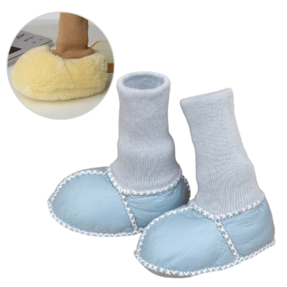 Warm Baby Booties – Soft Lined Winter Shoes with Anti-Slip Soles
