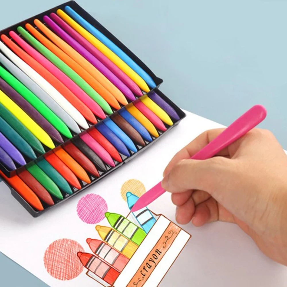 Washable Crayons for Kids – Colorful Drawing and Coloring Set