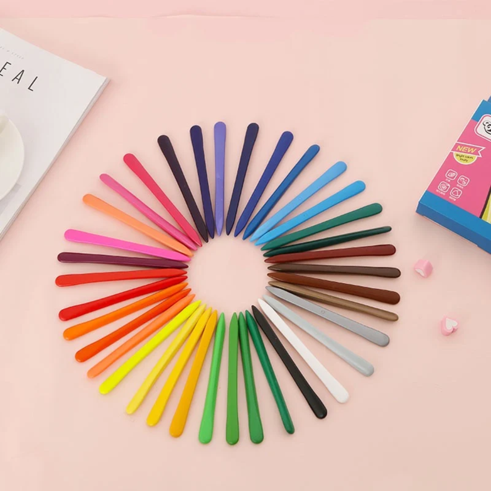 Washable Crayons for Kids – Colorful Drawing and Coloring Set