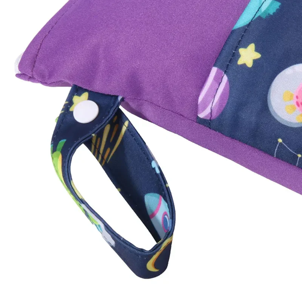 Waterproof Wet Bag for Potty Training – Reusable Double Compartment Storage Bag with Zipper Closure