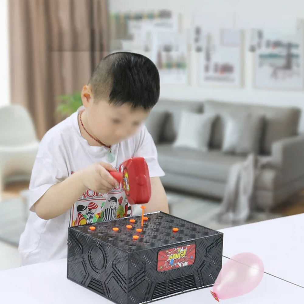 Whack A Balloon Game – Interactive Balloon Popping Party and Family Challenge Set