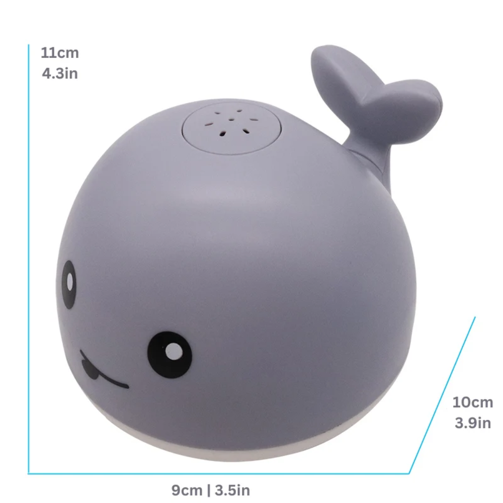 Whale Bath Toy – Water Spraying Toy with LED Lights