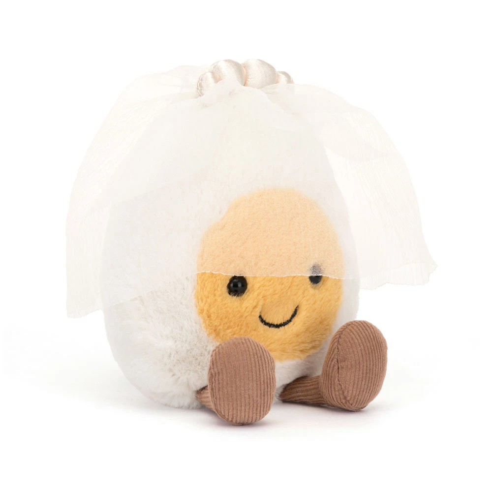 White Boiled Egg Plush Toy