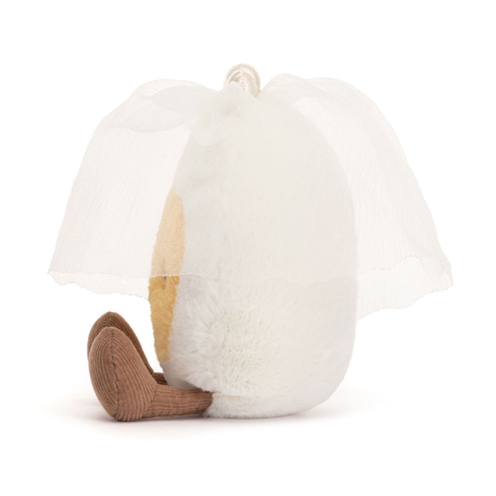 White Boiled Egg Plush Toy