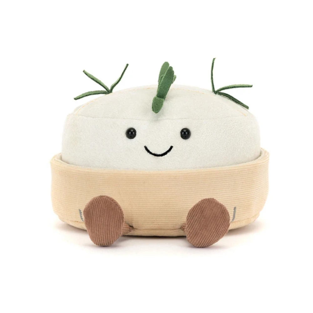 White Camembert Cheese Plush Toy