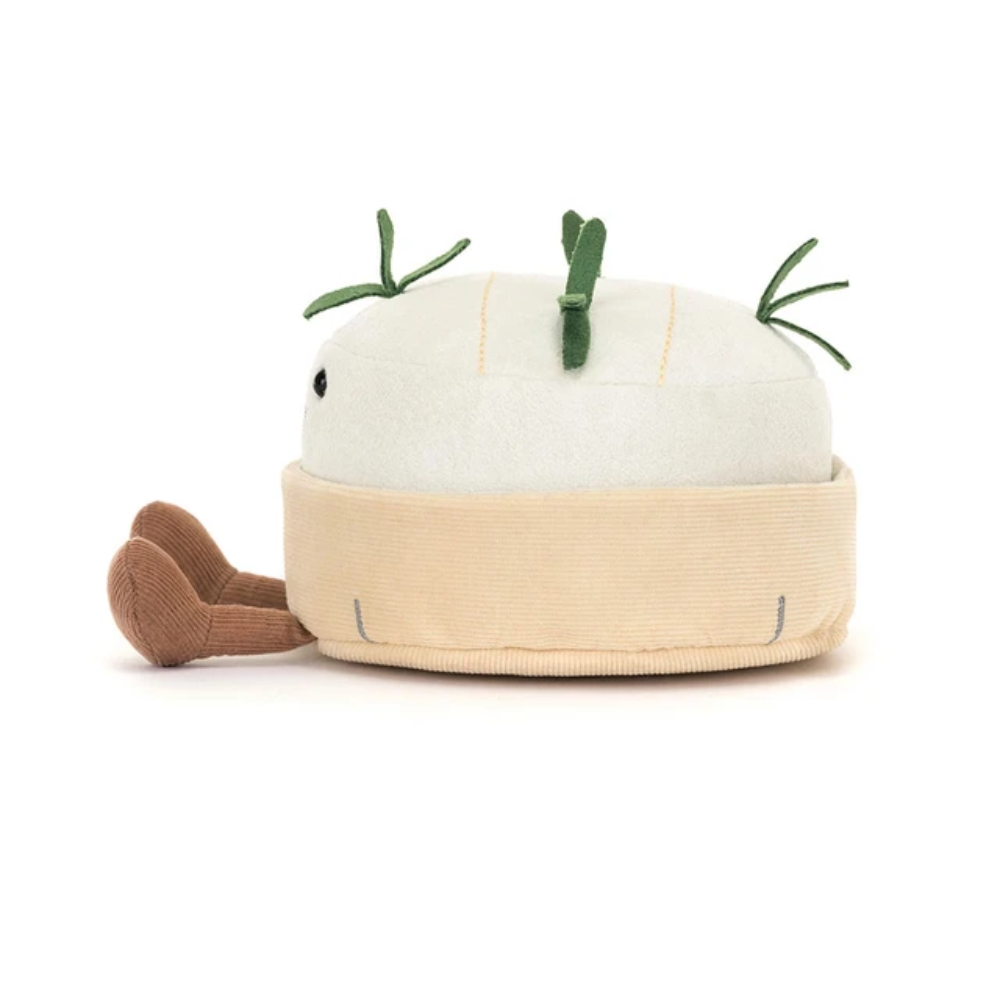 White Camembert Cheese Plush Toy