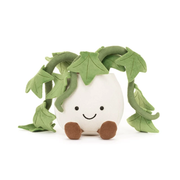 White Green Ivy Plant Plush Toy