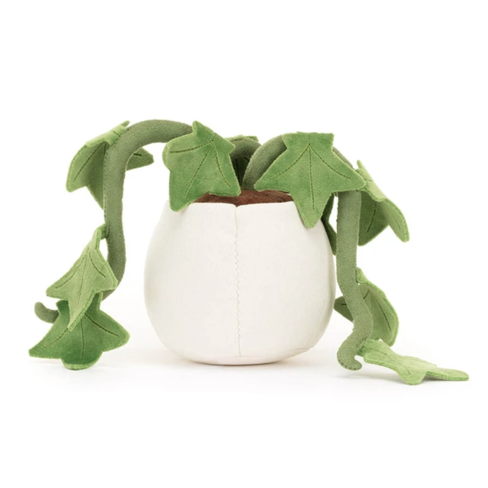 White Green Ivy Plant Plush Toy