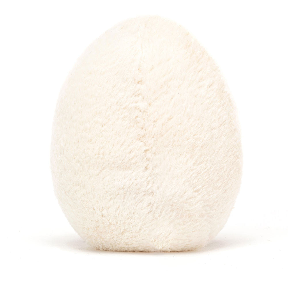 White Happy Egg Character Plush Toy