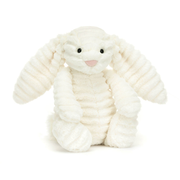 White Luxe Bunny Plush Toy