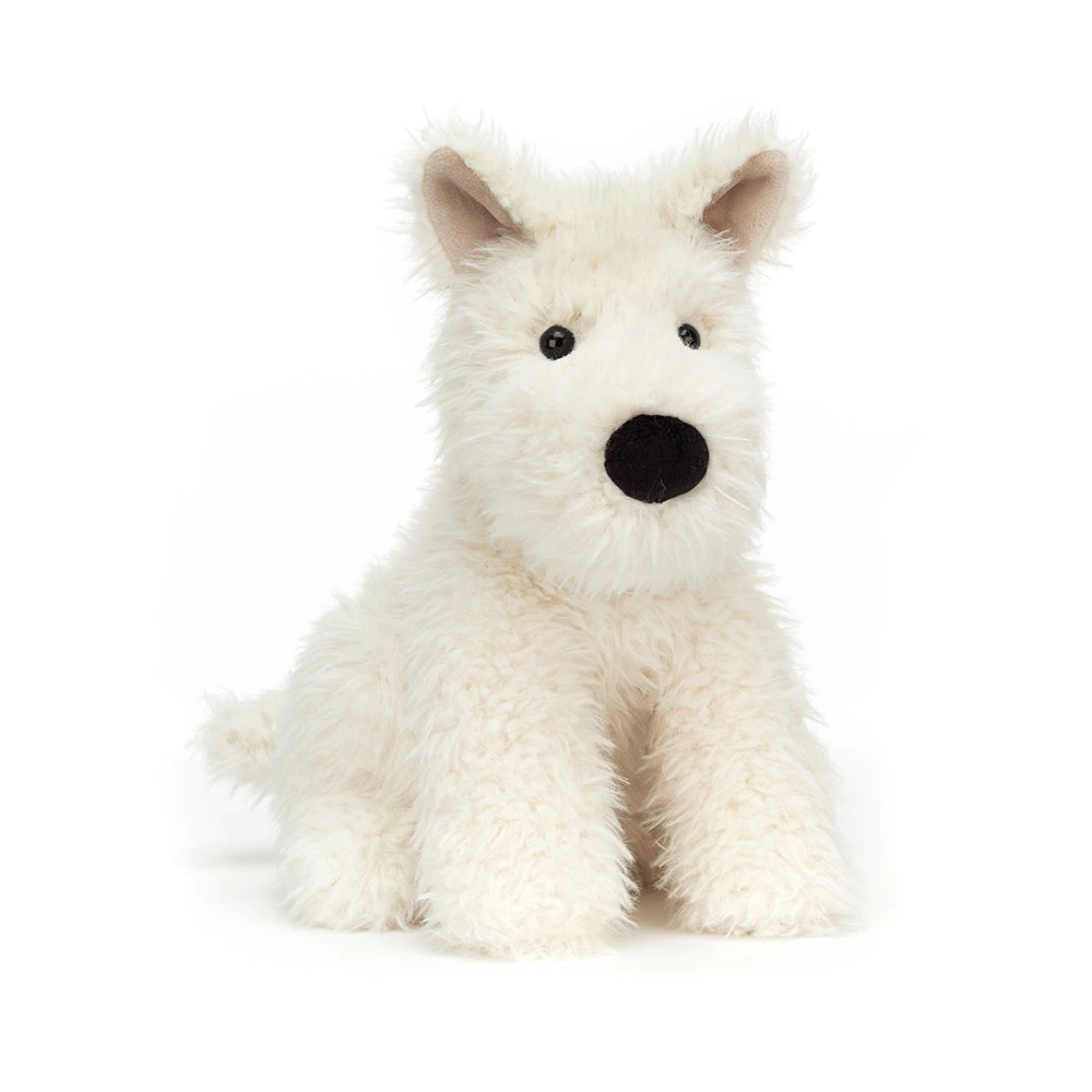 White Scottie Dog Plush Toy