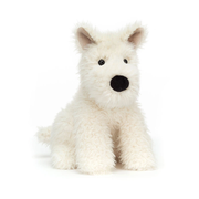 White Scottie Dog Plush Toy