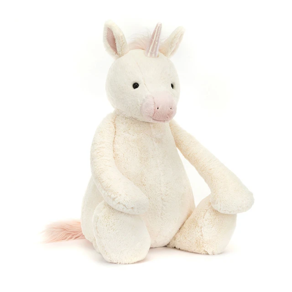 White Unicorn Plush Toy