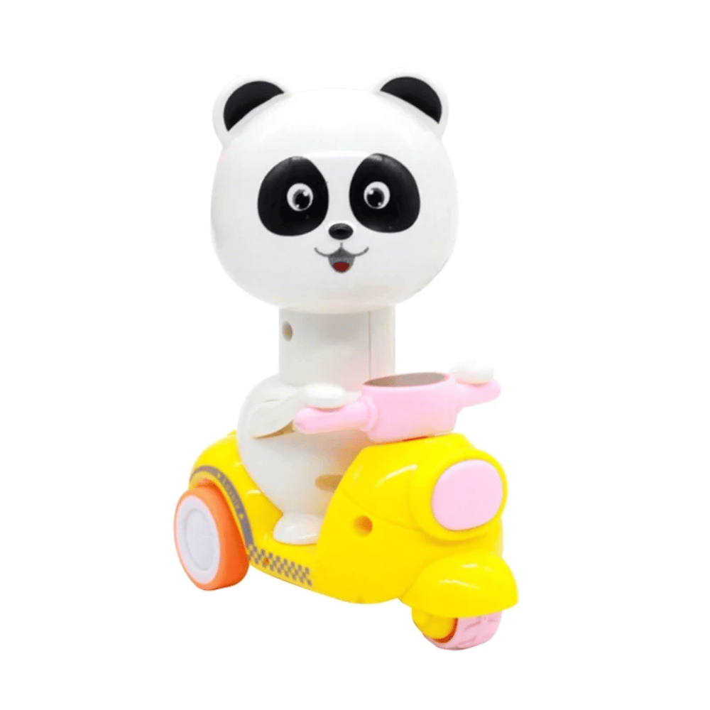 Wind-Up Animal Motorcycle Toy – Cartoon Racing Vehicle for Kids
