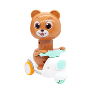 Wind-Up Animal Motorcycle Toy – Cartoon Racing Vehicle for Kids