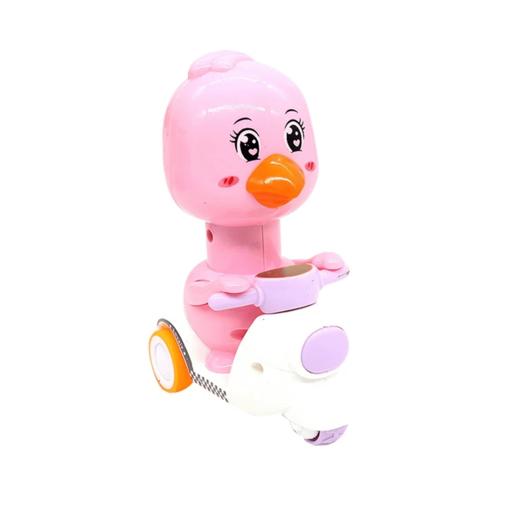 Wind-Up Animal Motorcycle Toy – Cartoon Racing Vehicle for Kids