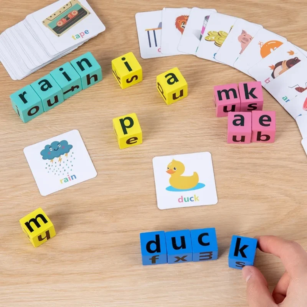WordRace Kids Spelling Game – Interactive Letter Matching and Word Building Toy