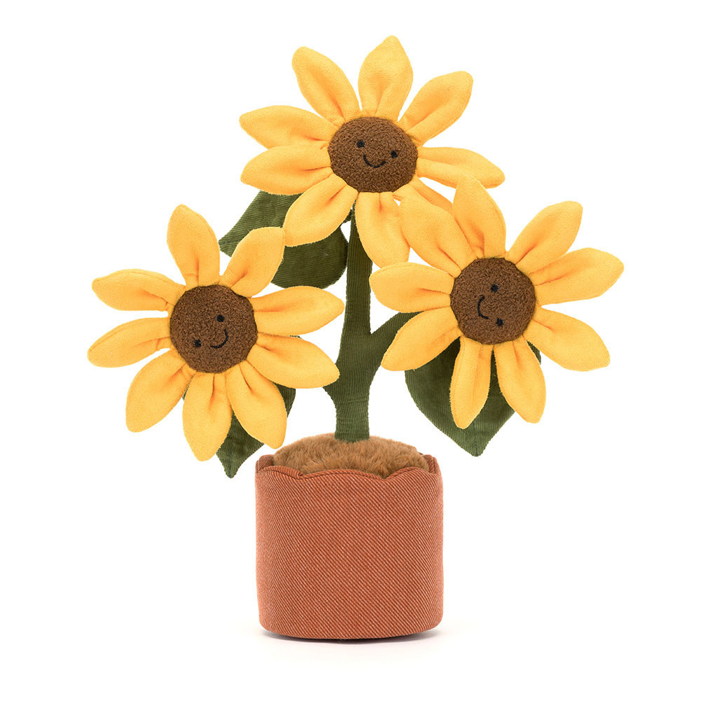 Yellow Sunflower Plush Toy