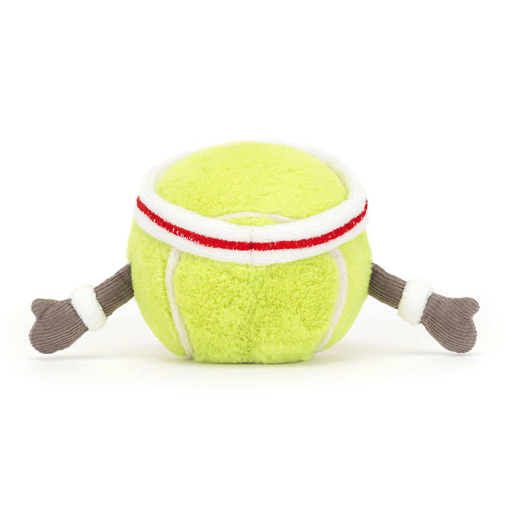 Yellow Tennis Ball Plush Toy