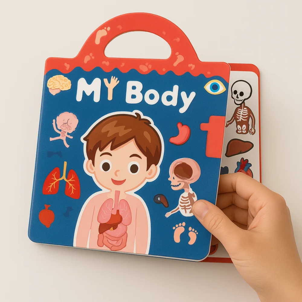 Zenkido Kids Activity Bag – Portable Sensory and Educational Travel Toy Kit