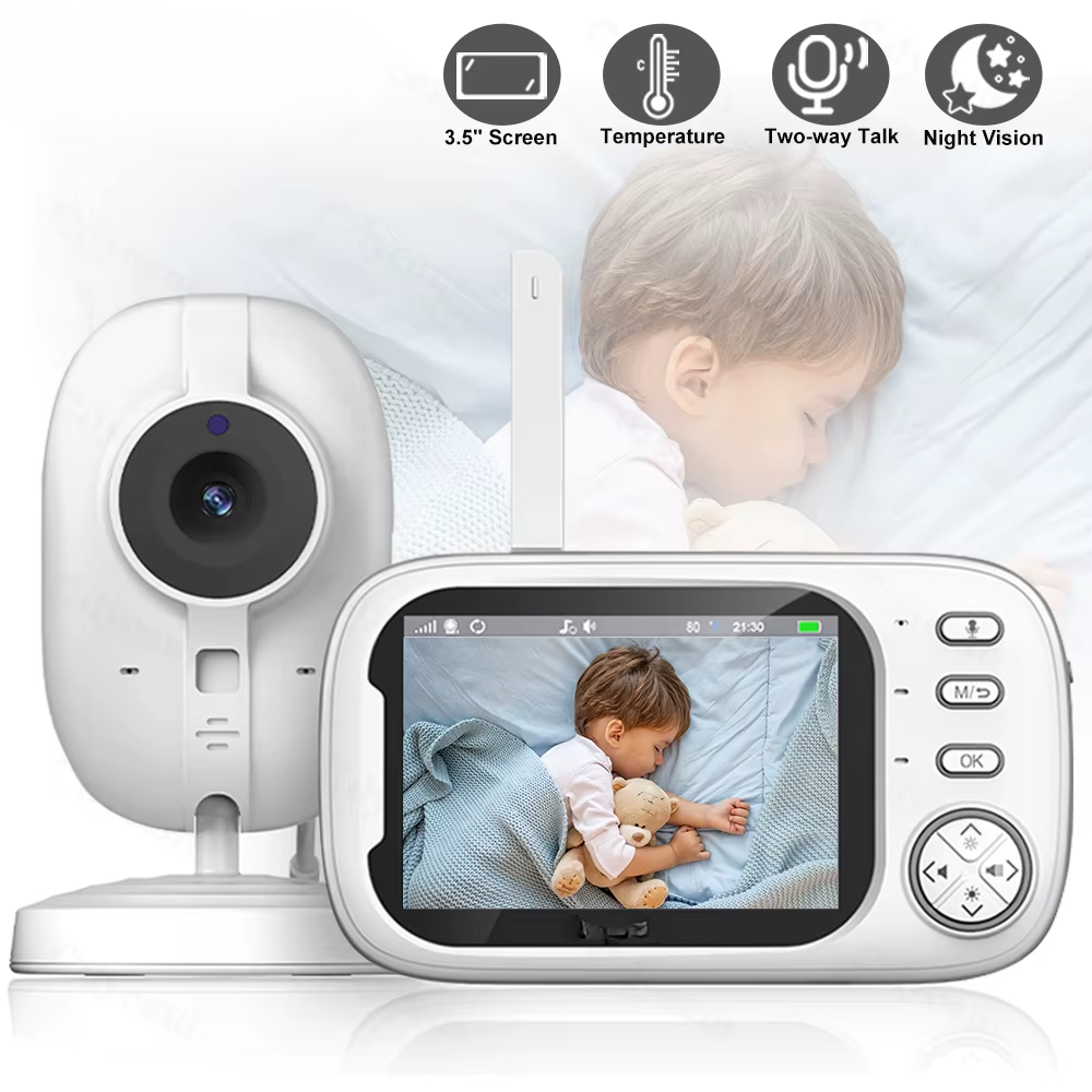 Baby Camera Monitor 3.5 Inch LCD | Two Way Audio
