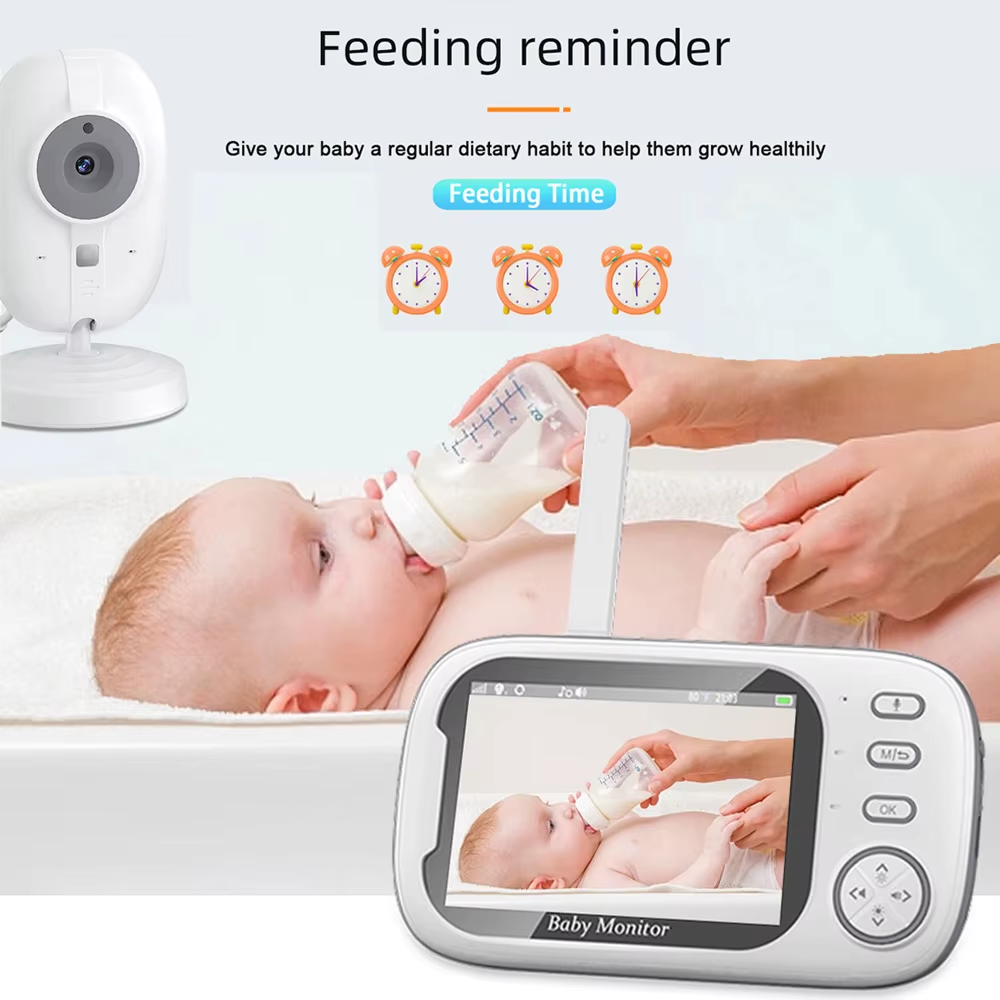 Baby Camera Monitor 3.5 Inch LCD | Two Way Audio
