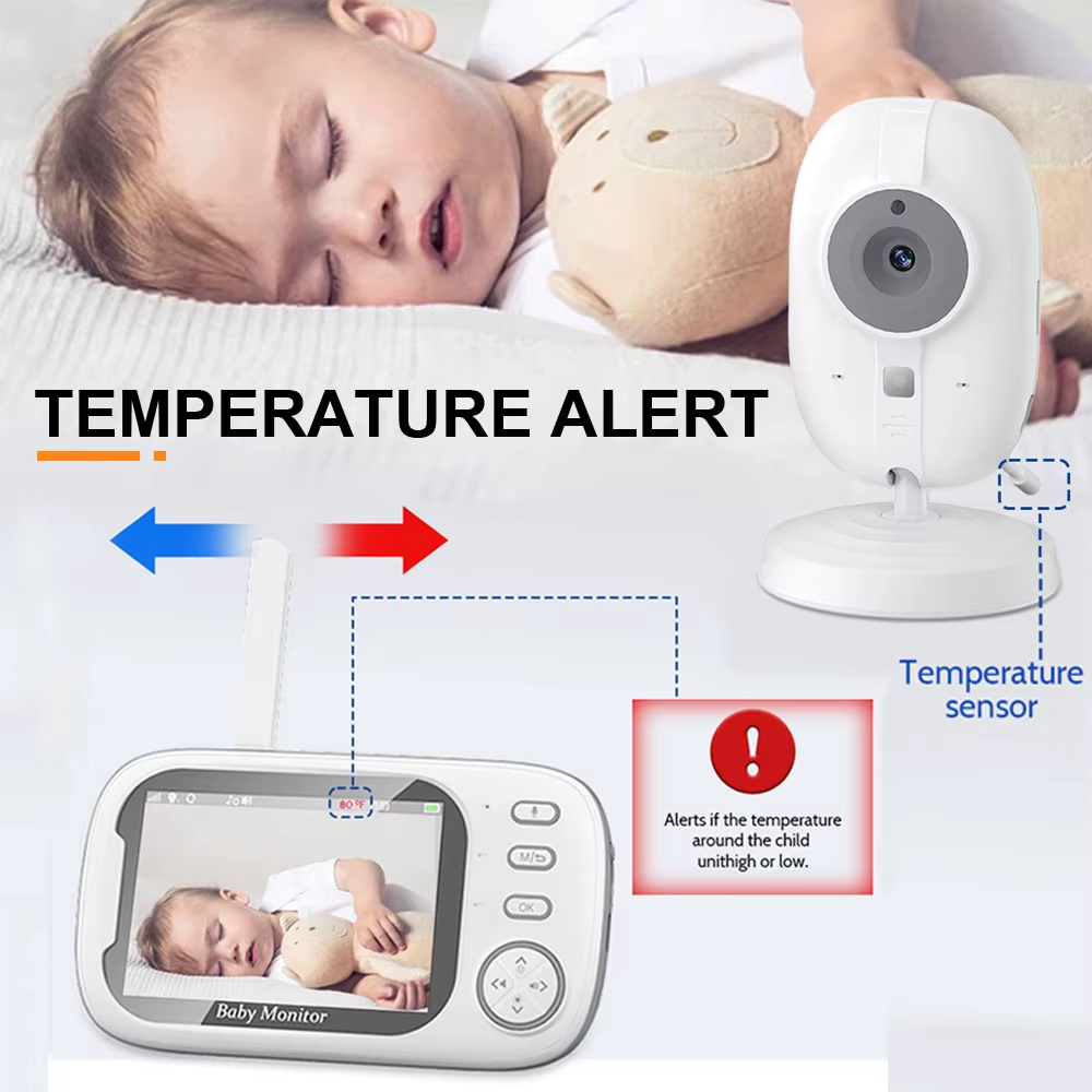 Baby Camera Monitor 3.5 Inch LCD | Two Way Audio