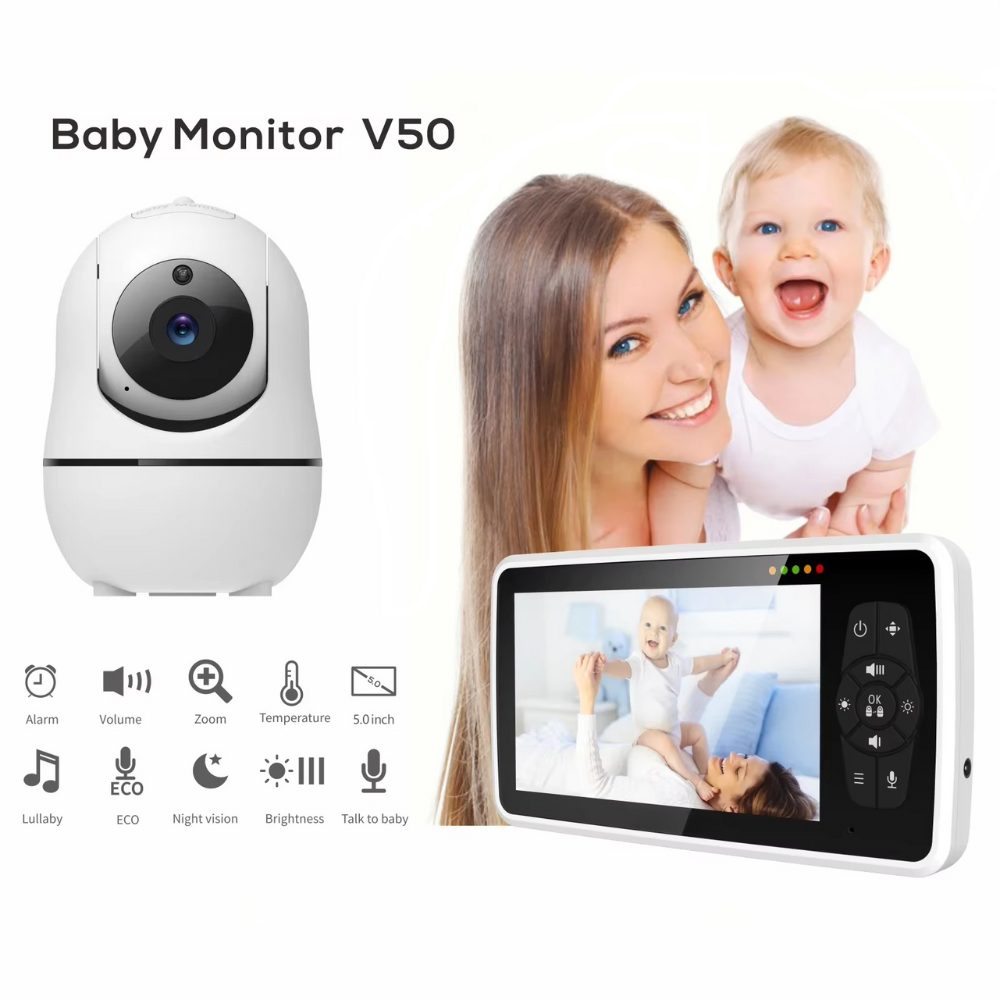 Baby Video Monitor Camera | Night Vision Two Way Audio