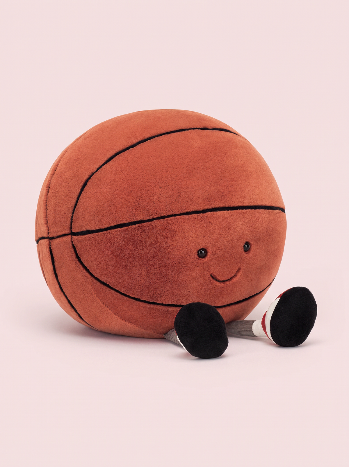Basketball Plush Toy angled studio view