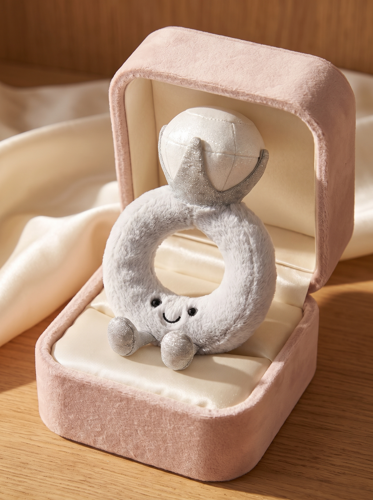 Diamond Ring Plush Toy lifestyle scene