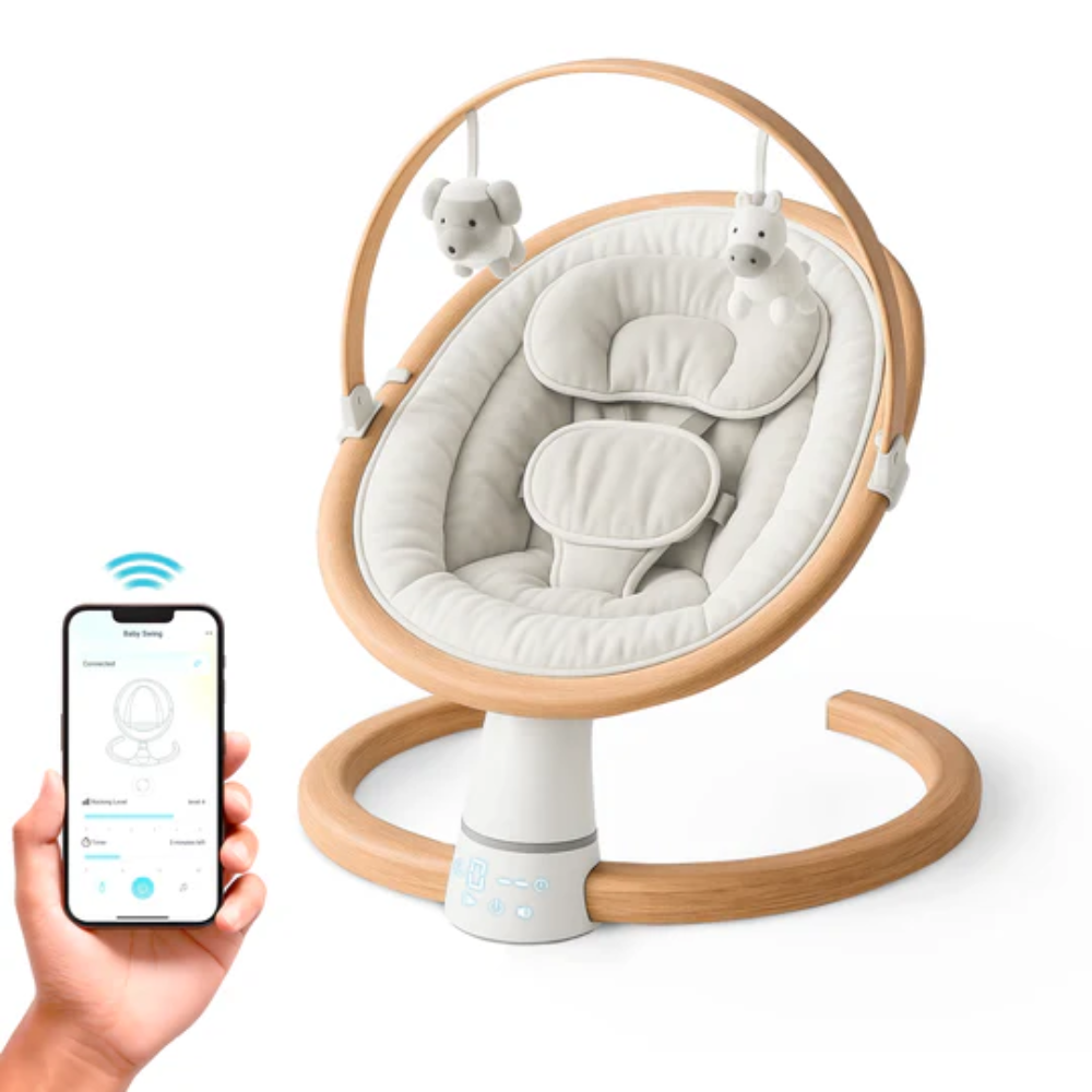 Electric Baby Bouncer Swing with Bluetooth Audio | Remote Control