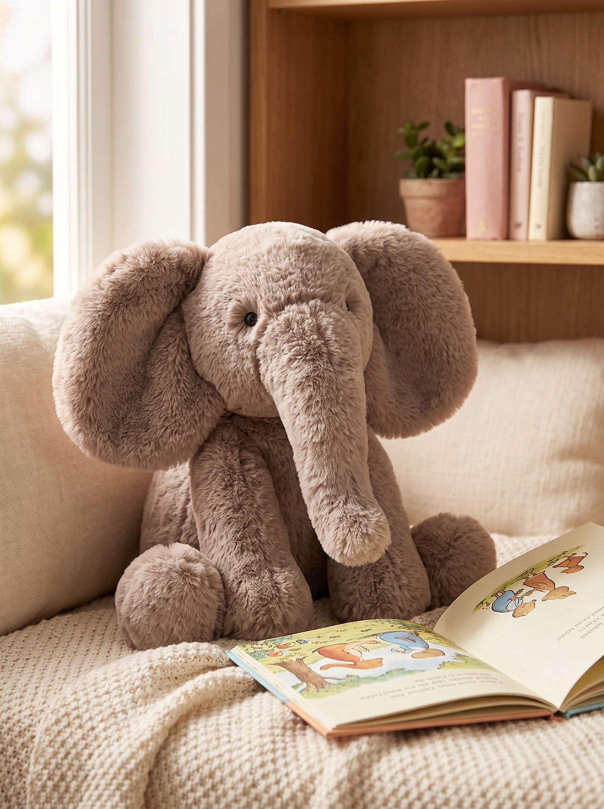 Elephant Plush Toy lifestyle scene