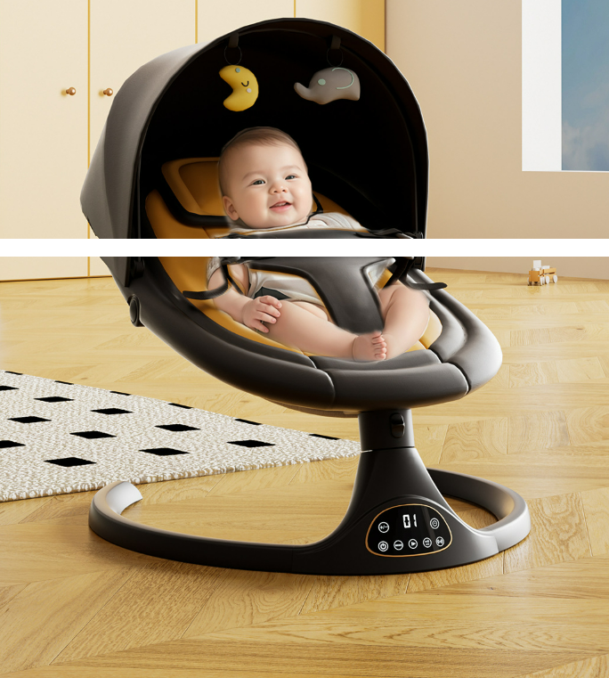 Electric Baby Bouncer Swing with Bluetooth Audio | Remote Control